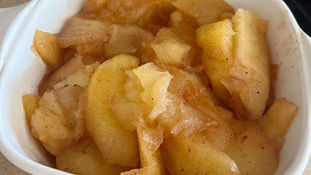 Sautéed Honeycrisp Apples with Ice Cream