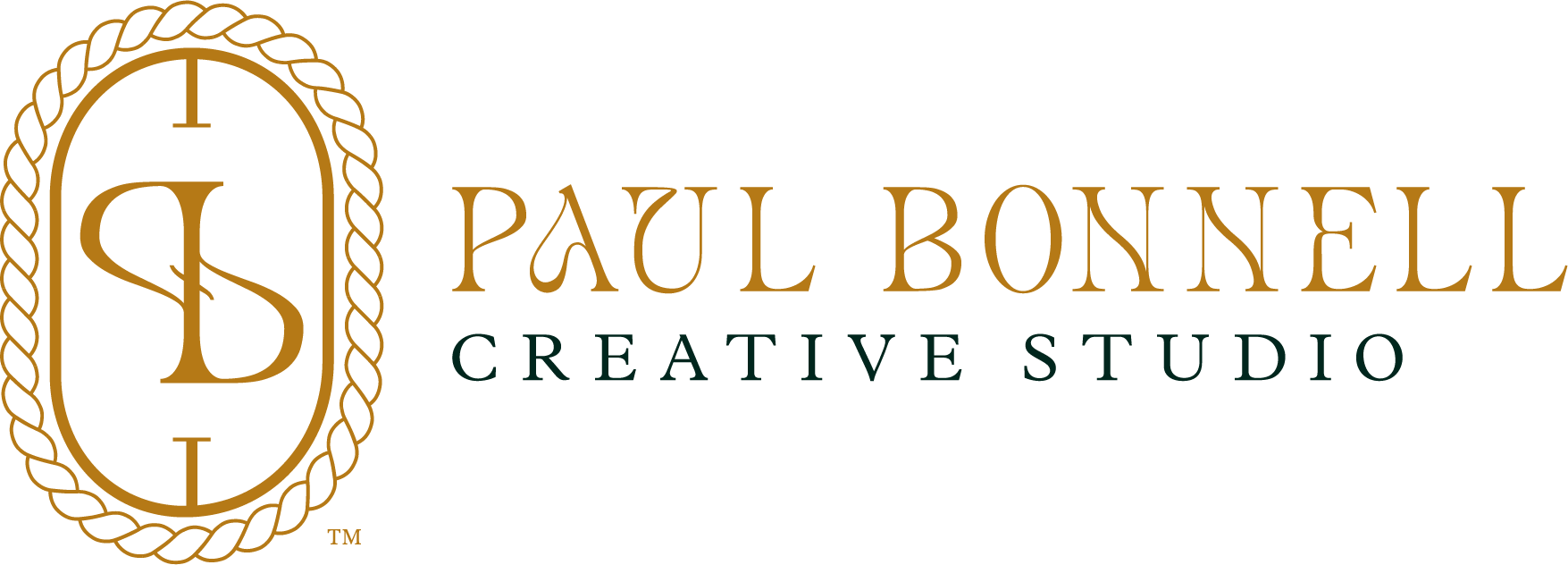 Paul Bonnell Creative Studio horizontal full-color logo