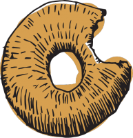 Selmi's hand-drawn donut illustration