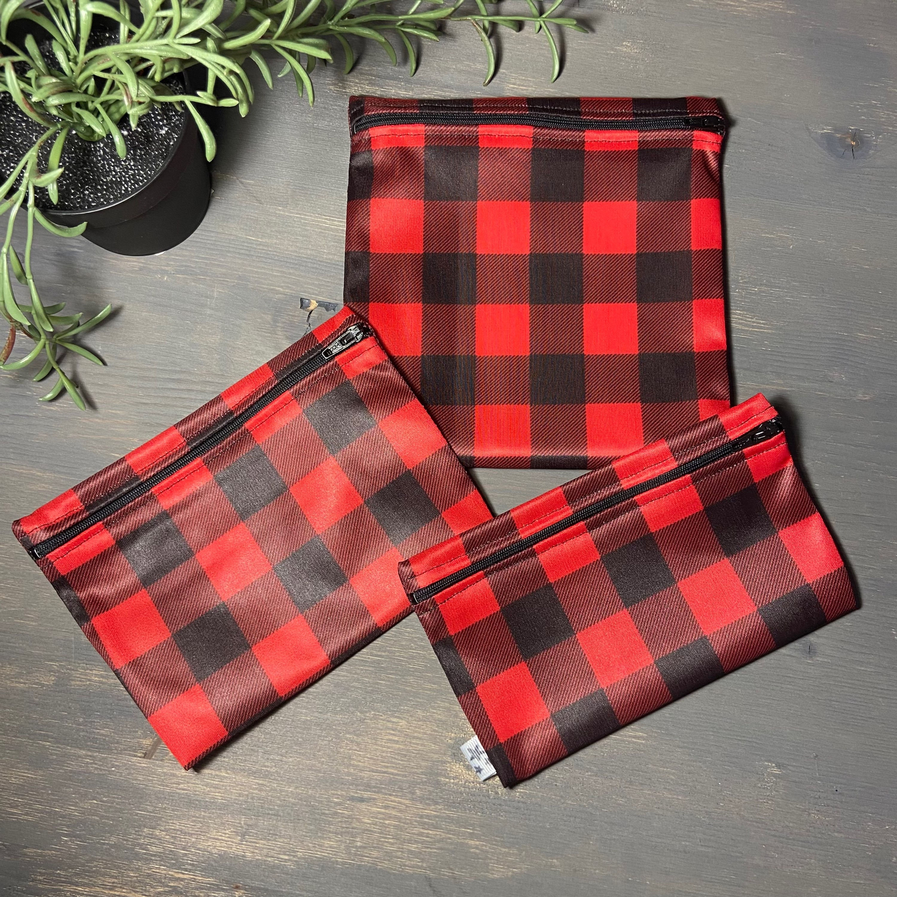 Trio de sacs à lunch - Carreaux - 1001 étoiles