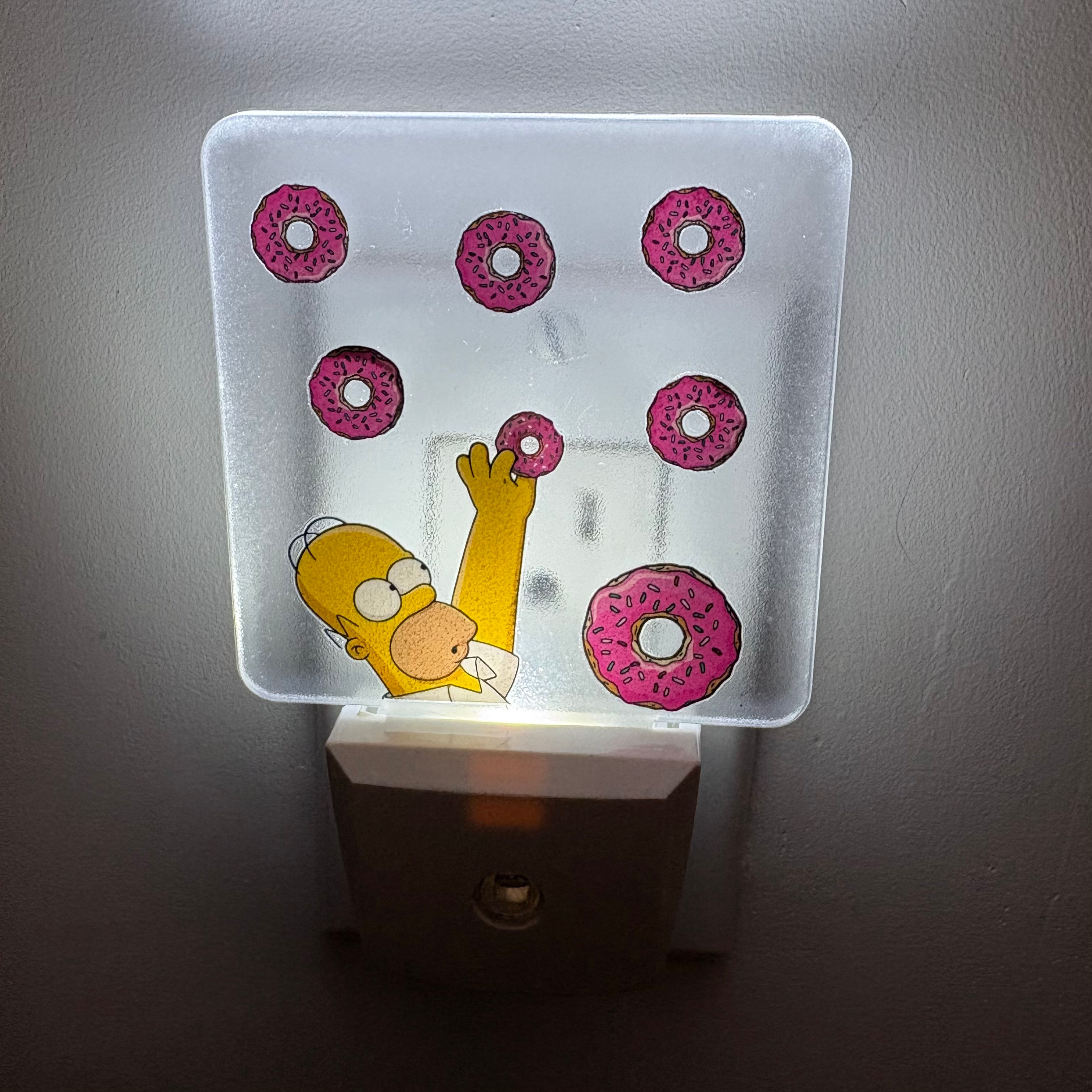 Veilleuse - Homer - Unis vert Bohème