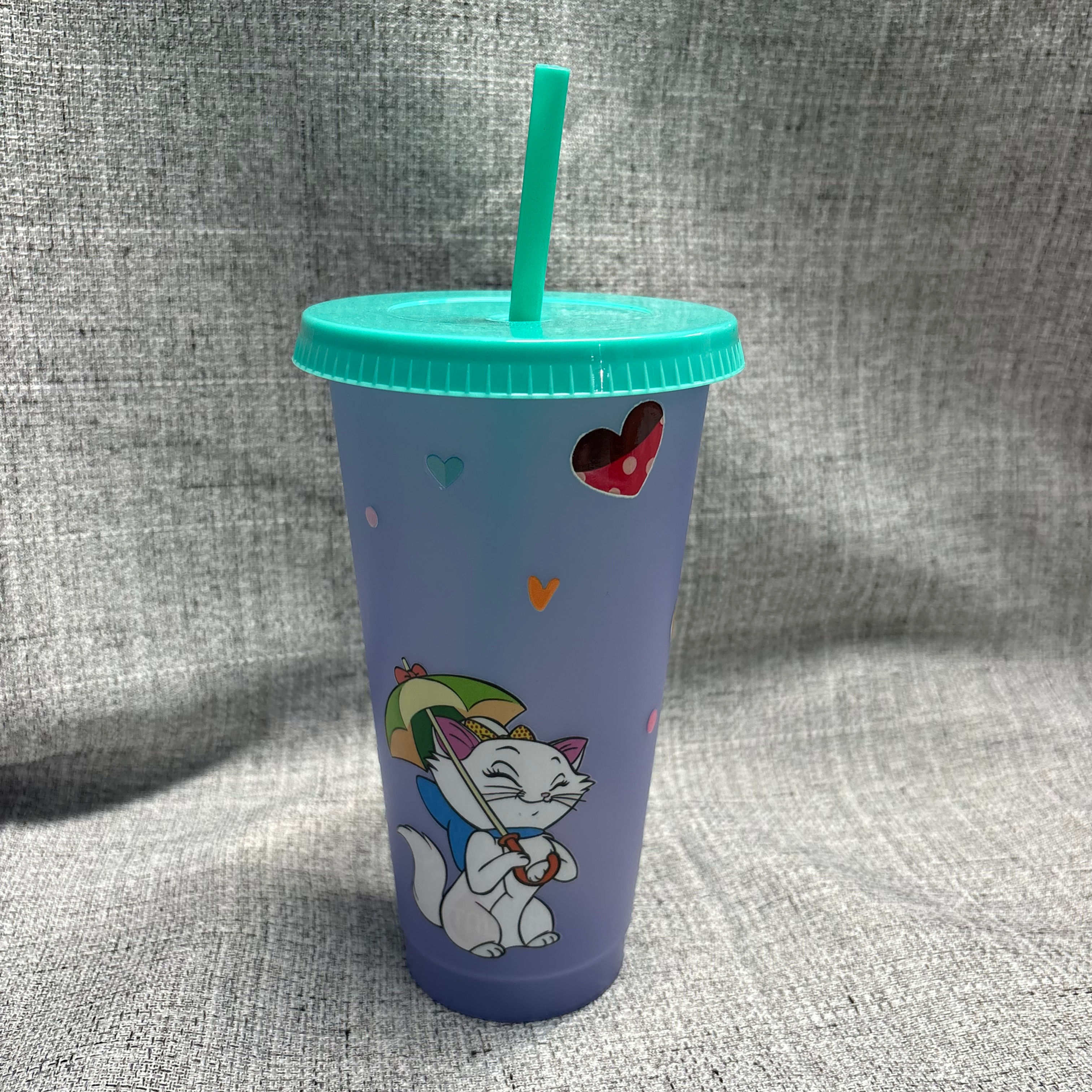 Verre à slush - Marie - Unis vert Bohème