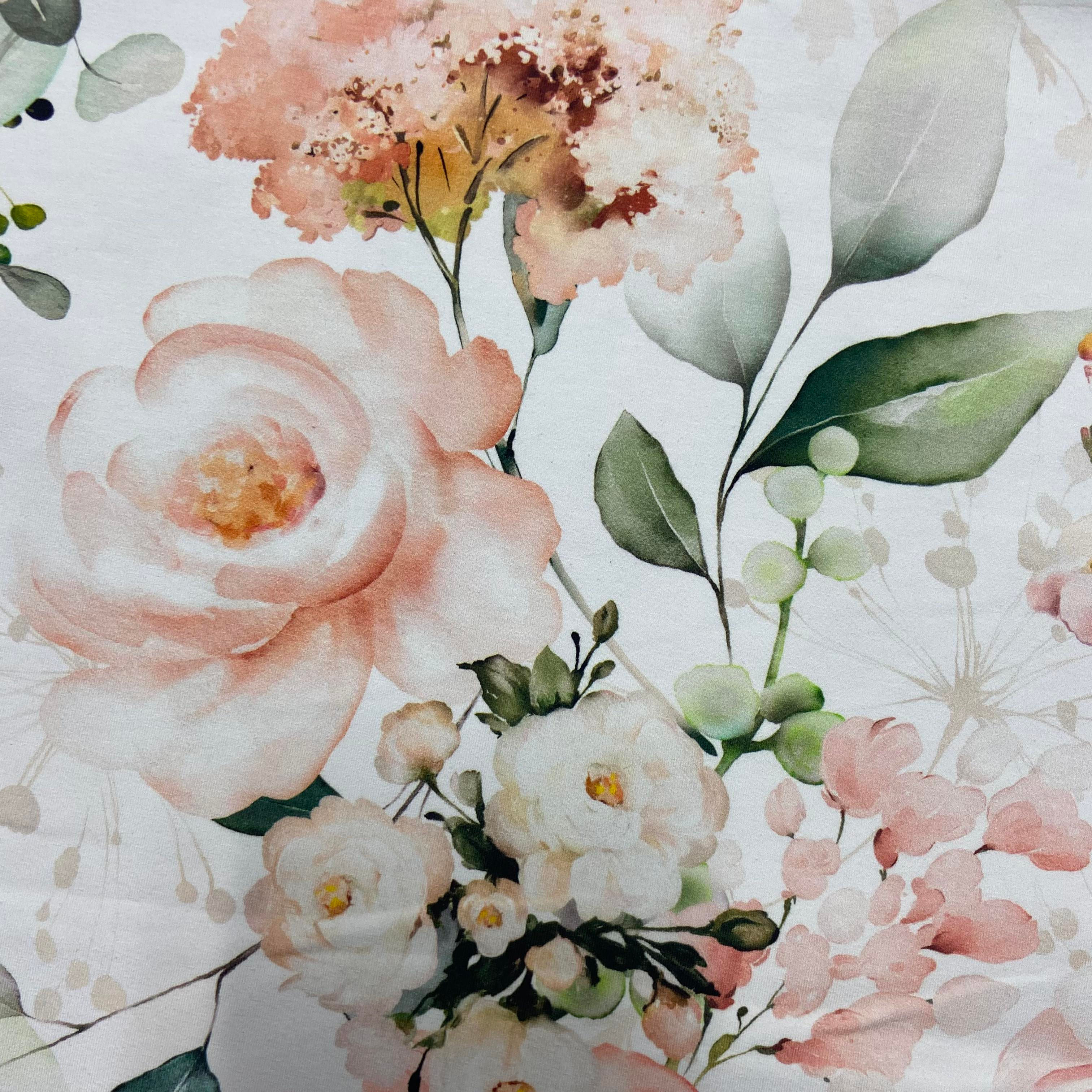 Tissu - Fleurs - MPB