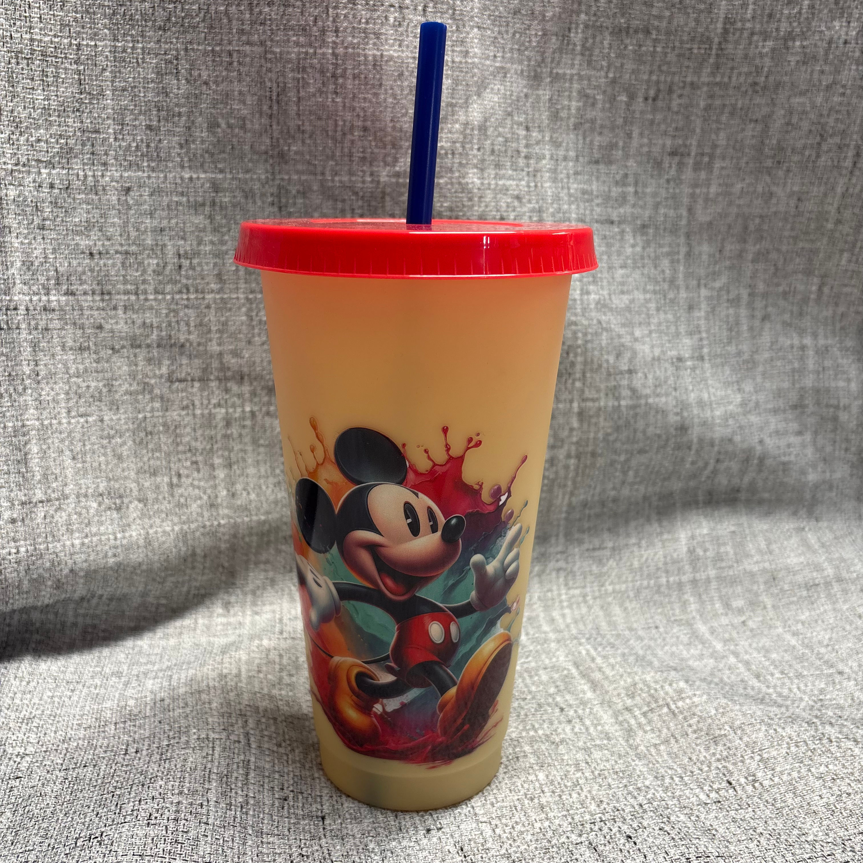 Verre à slush - Mickey aquarelle - Unis vert Bohème