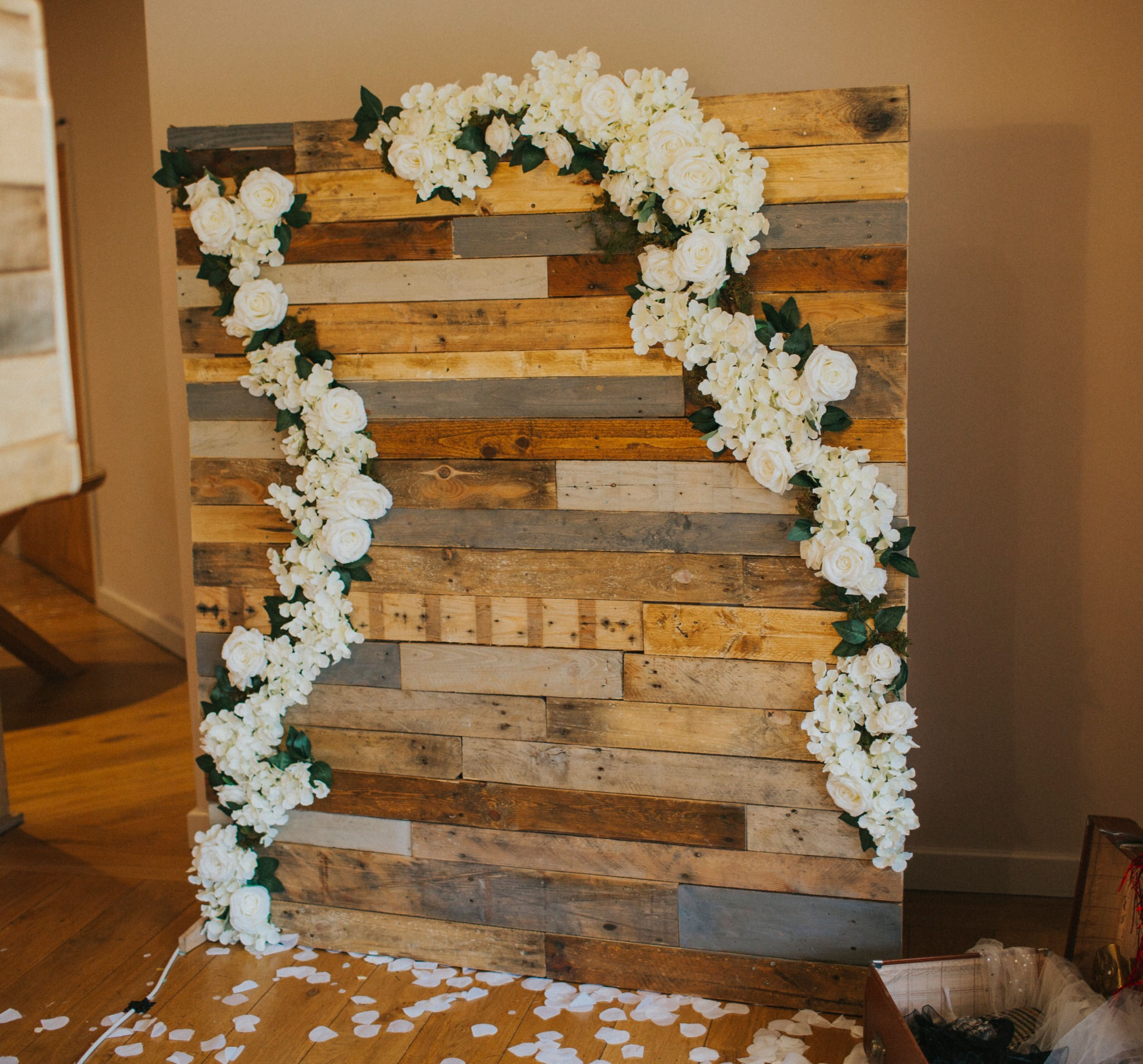 Rustic Photo Wall Back Drop