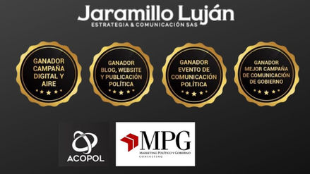 Consultores Políticos internacionales reconocieron nuestra trayectoria con 4 premios ACOPOL