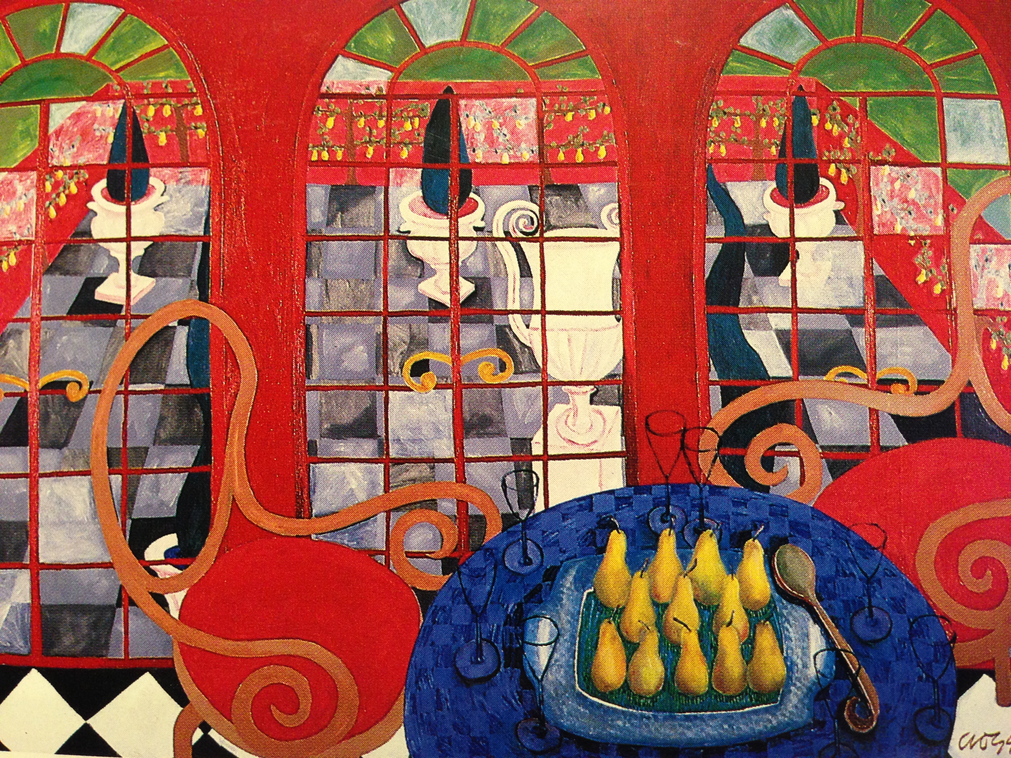 Becca garden painting