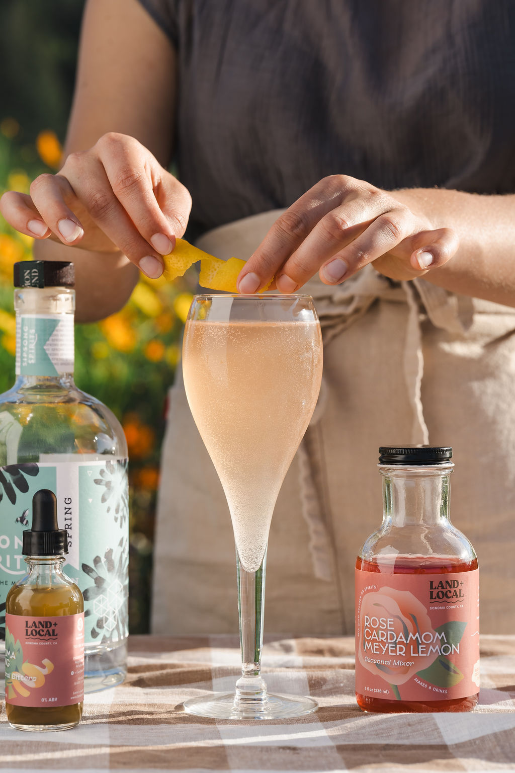Rose Cardamom French 75 Kit - Serves 8