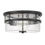 Miniatura: Kenmore 2-Light Black Finish Flush Mount Ceiling Lights
