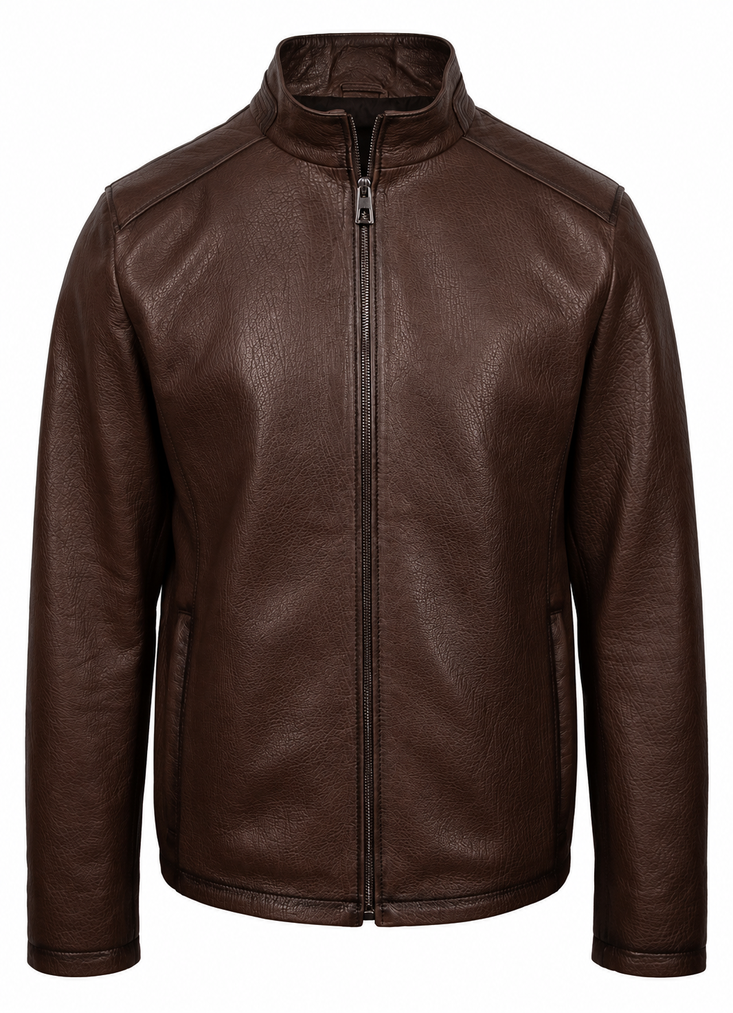Alaric Leather Jacket Front View