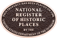 National Register of Historic Places plaque