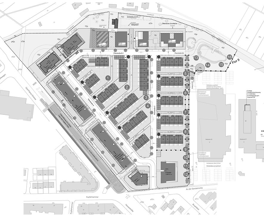 An der Sandelmühle Stadthäuser Lageplan 2