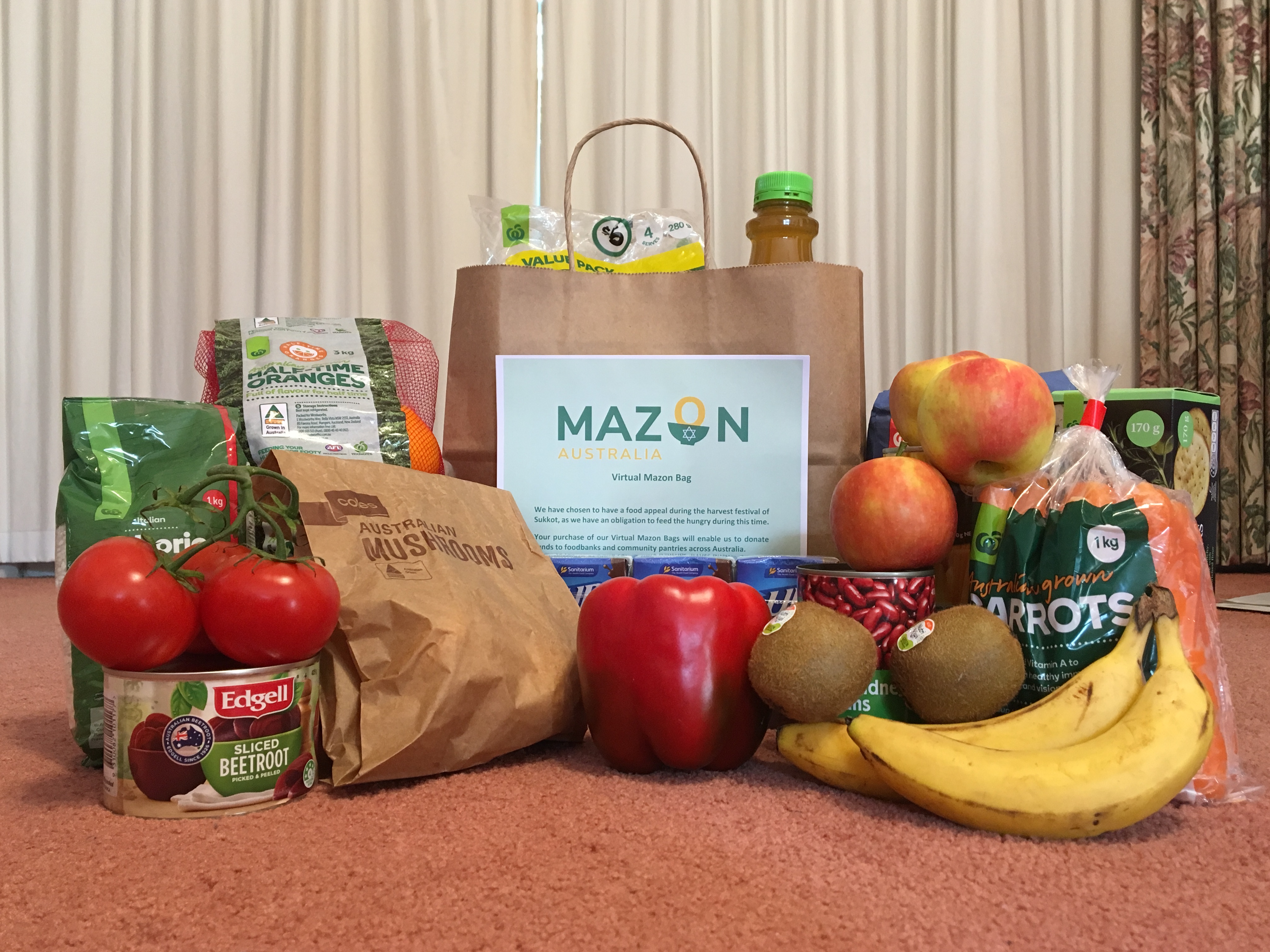 Sukkot Virtual Mazon Bag Appeal