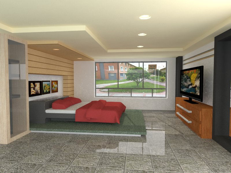 Diseño interior cuarto