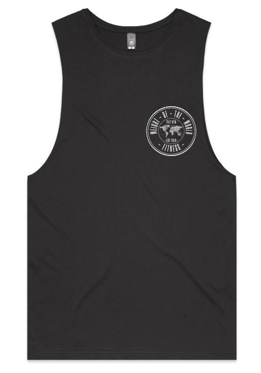 Thumbnail: Weight of the World Fitness Mens Tank Singlet