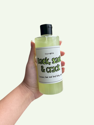 Back Sack and Crack body wash funny Secret Santa gift
