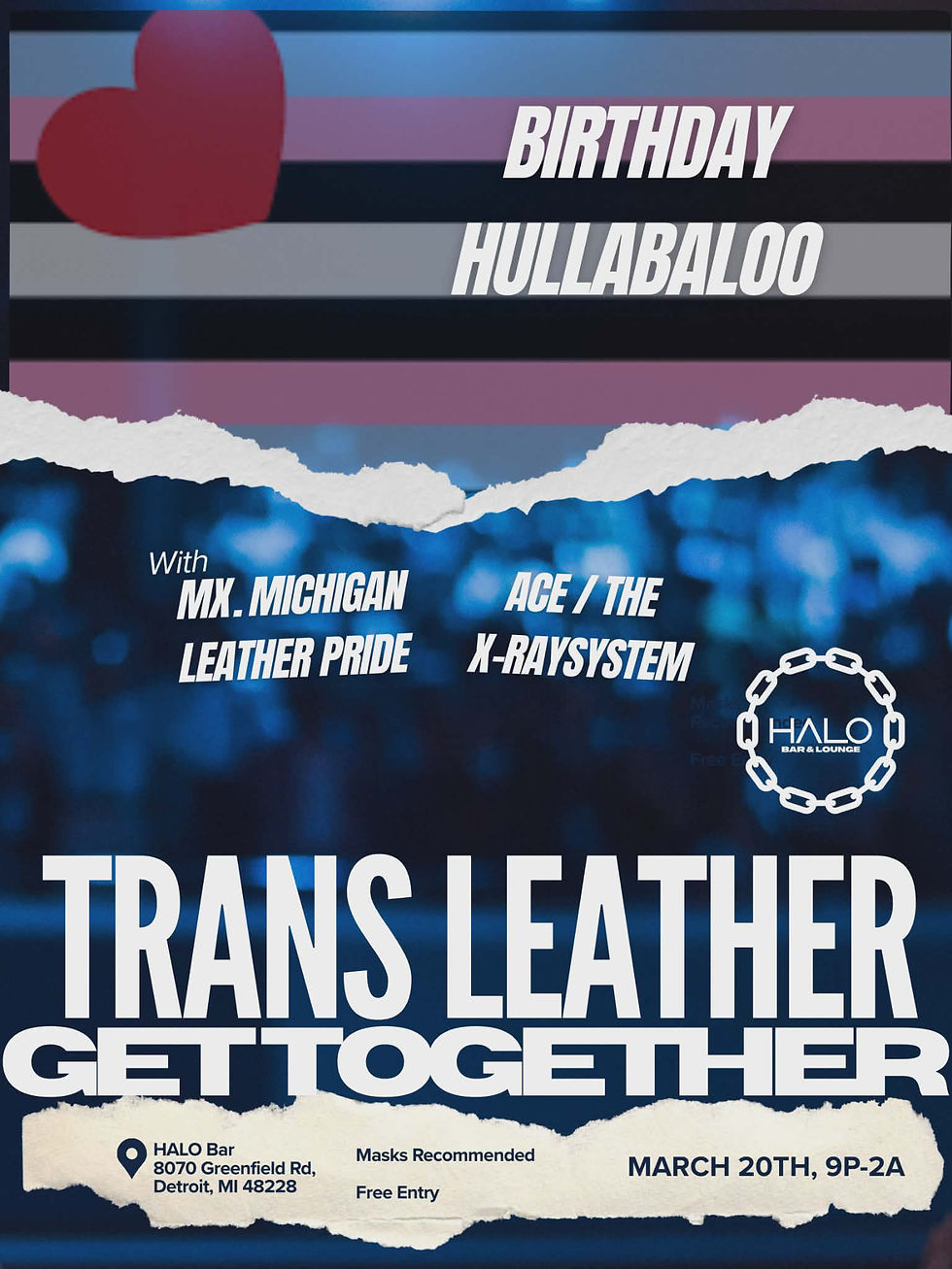 TRANS LEATHER HANGOUT