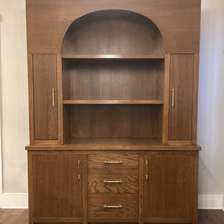 Freestanding White Oak Hutch