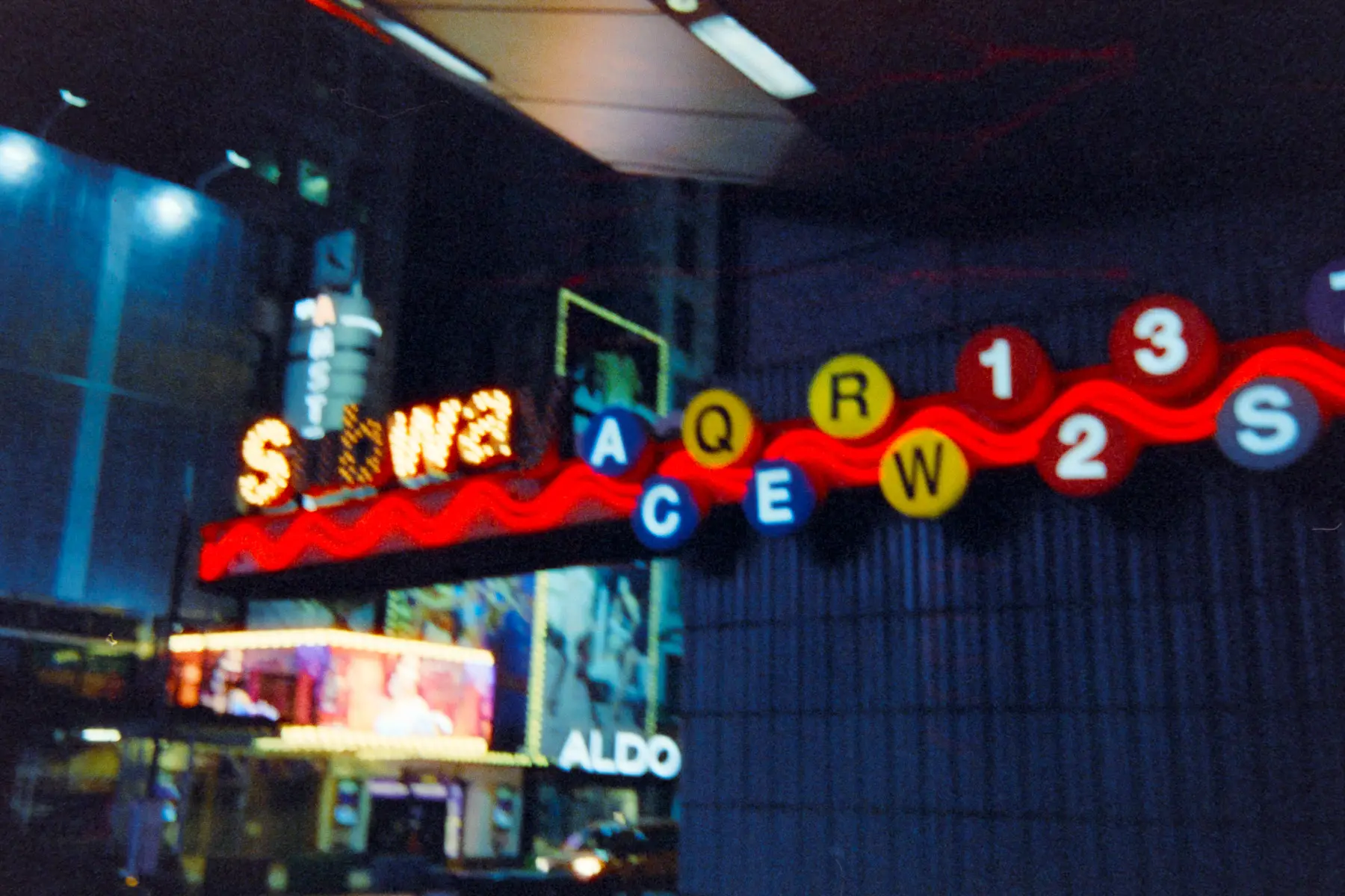 Metro Station am Time Square New York City