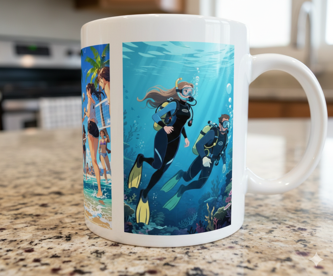 Seaside life mug 1