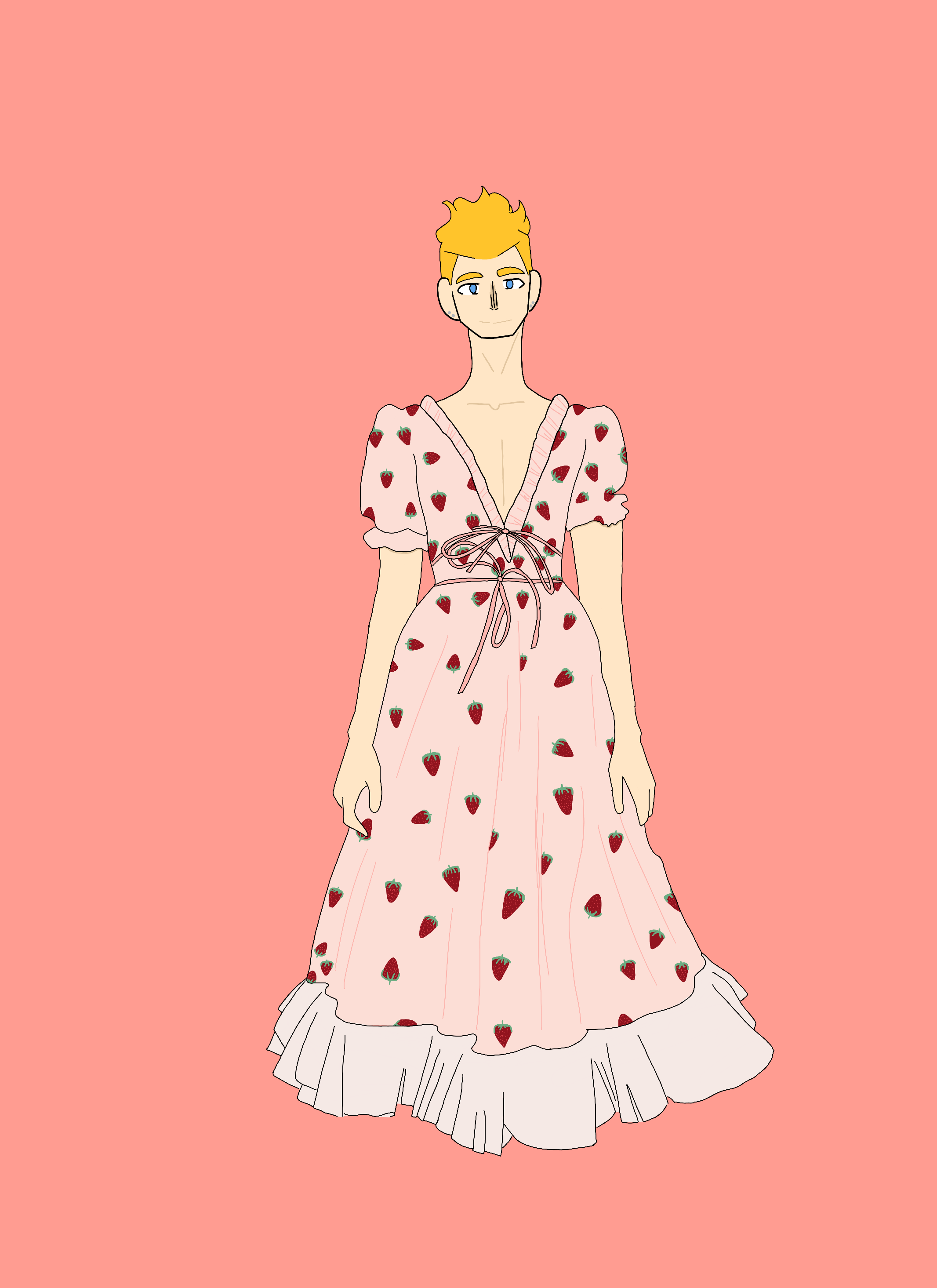 Strawberry dress Lukas