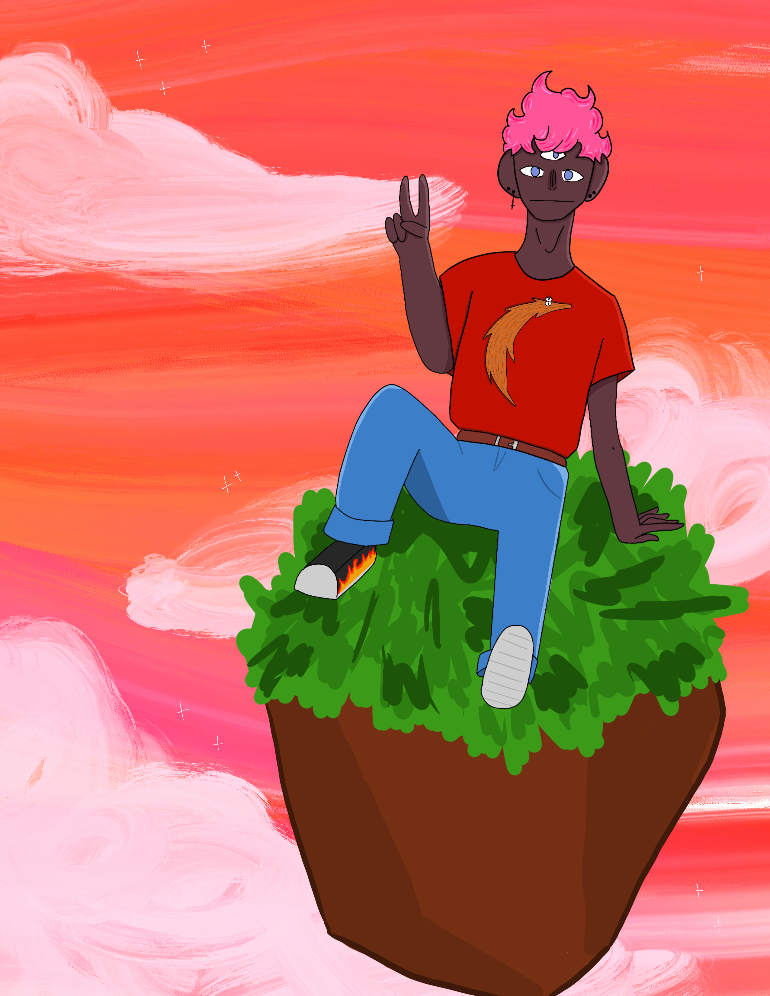 floatin in space