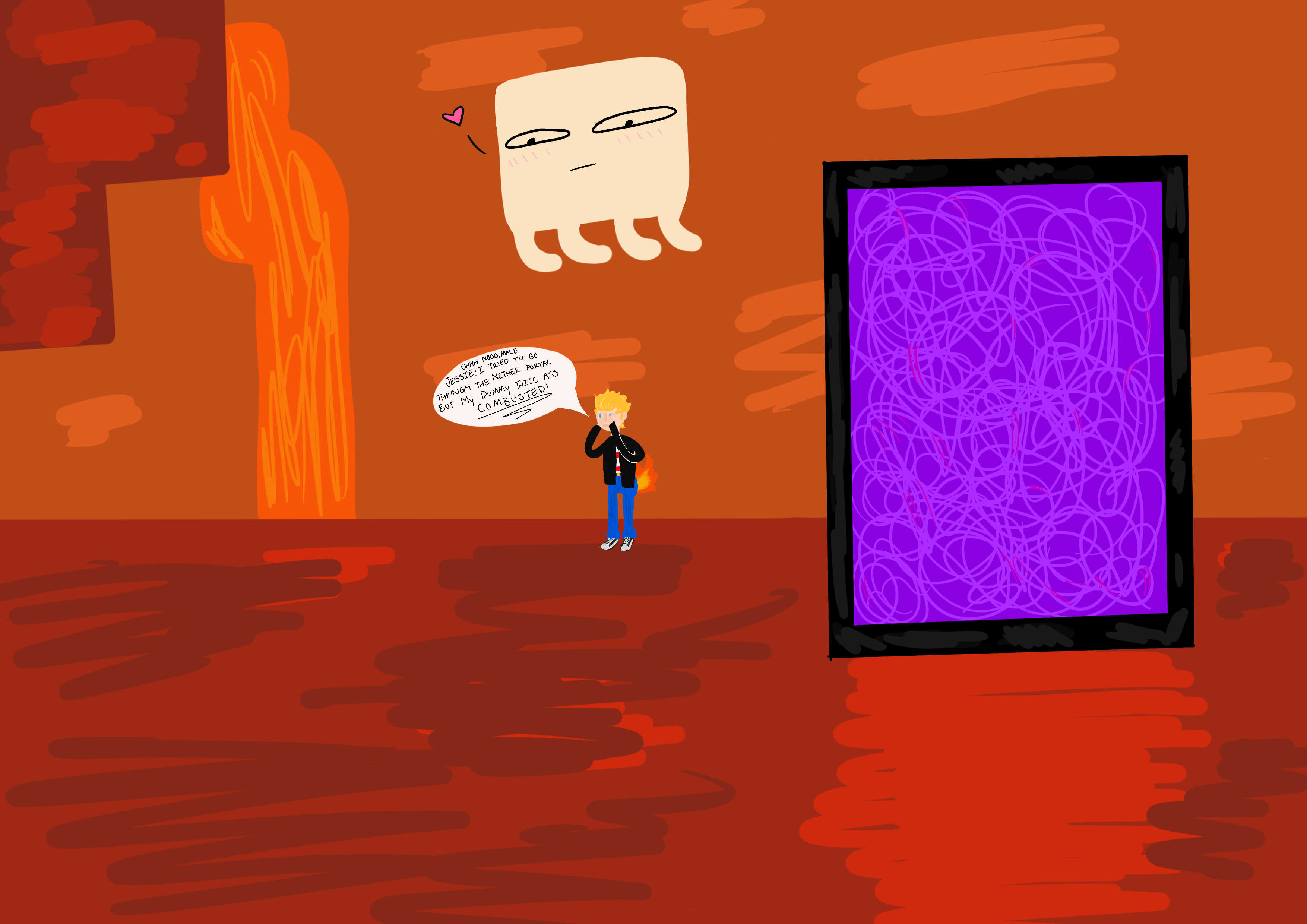 Lukas in the nether
