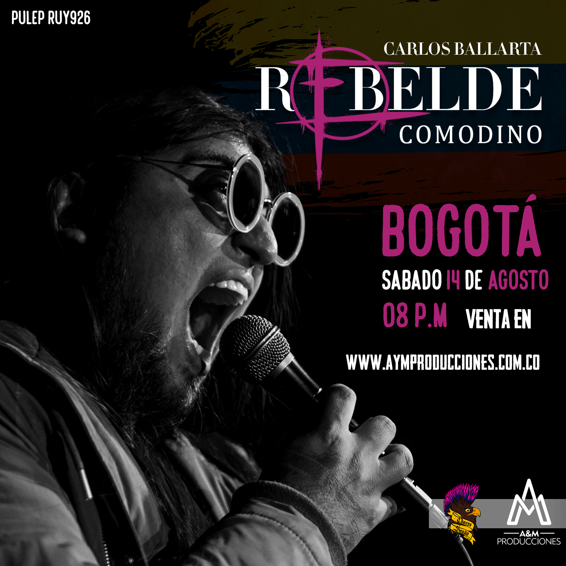 CARLOS BALLARTA REBELDE COMODINO  BOGOTÁ