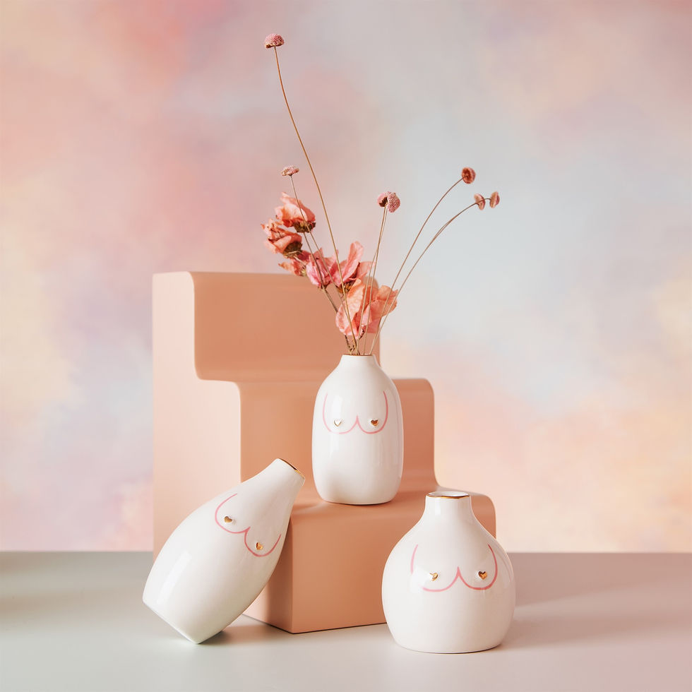Miniature : Set de 3 Vases Seins