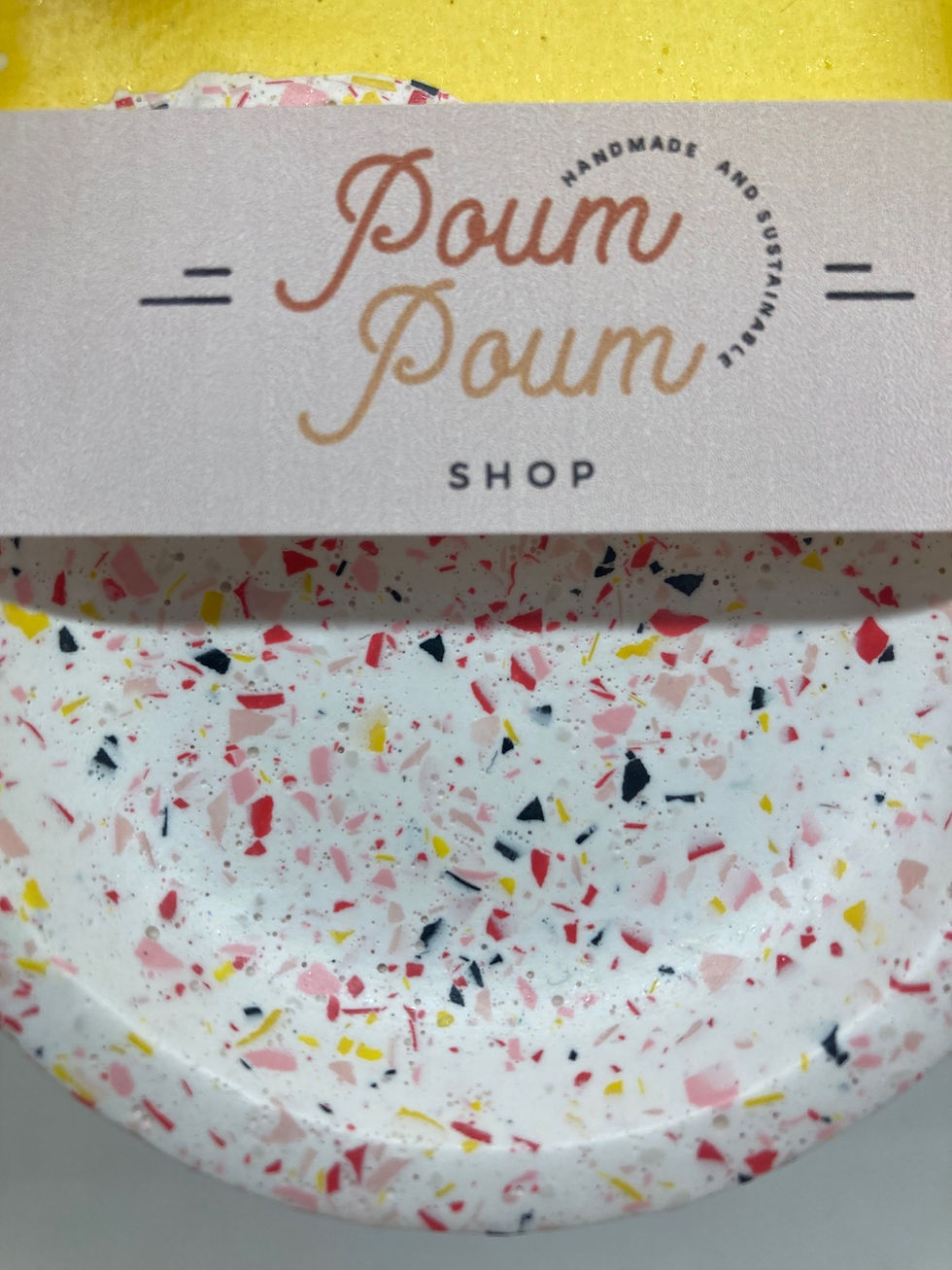 Miniature : Porte Savon Jaune et Terrazzo