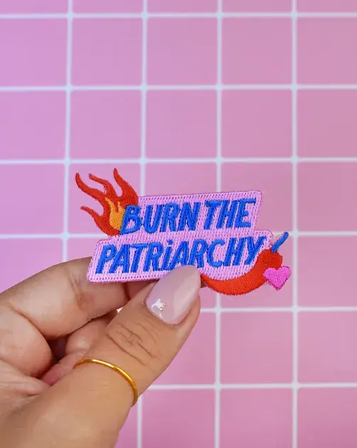 Patch Thermocollant Burn the patriarchy X Limistic