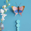 Thumbnail: Décoration Murale Gold Rim Butterfly