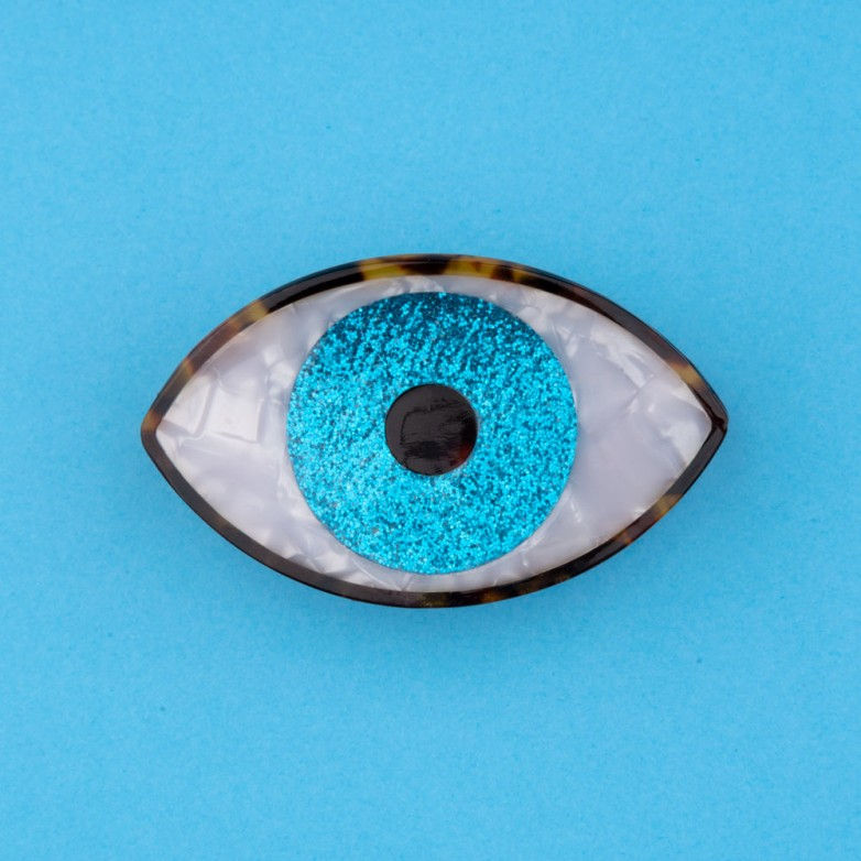 Miniature : Pince à Cheveux - Oeil à paillettes