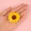 Miniature : Pince à Cheveux - Tournesol