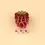 Miniature : Mini pince à cheveux - Framboise