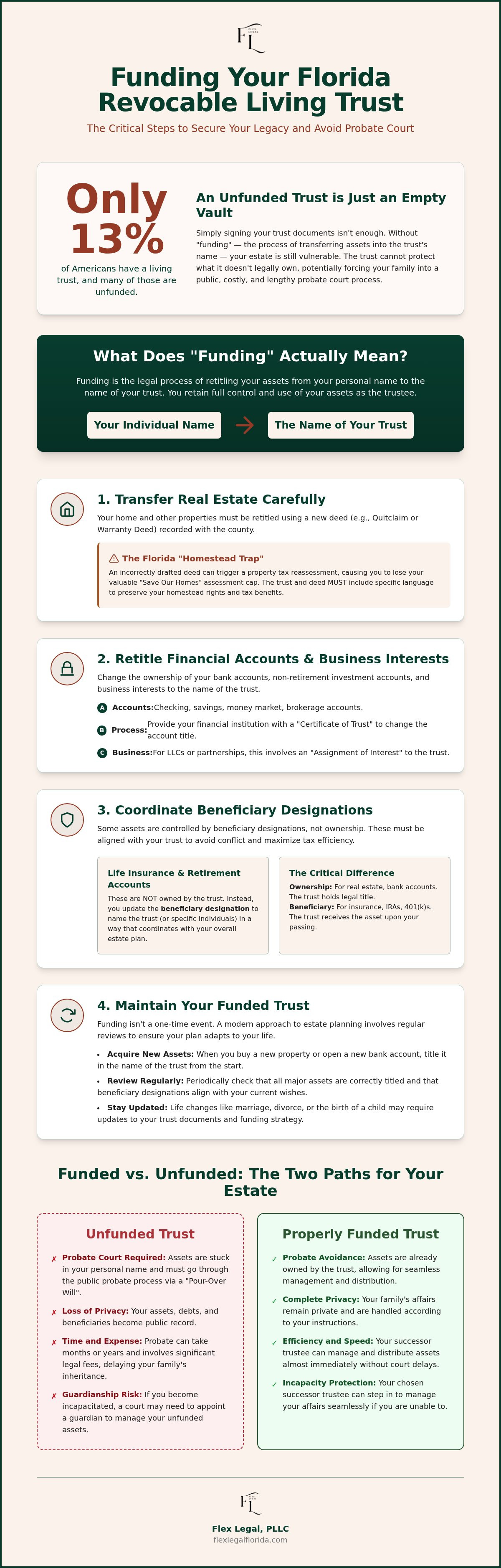 Funding a revocable living trust in florida