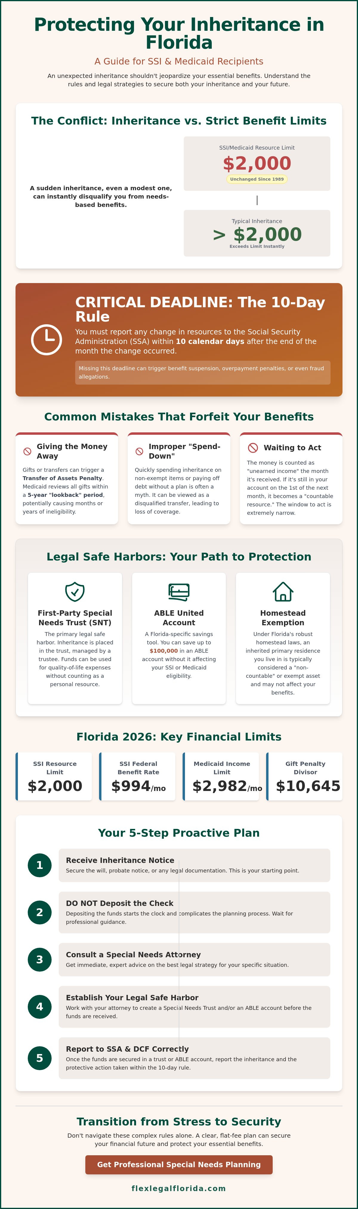 Protecting inheritance from SSI and Medicaid