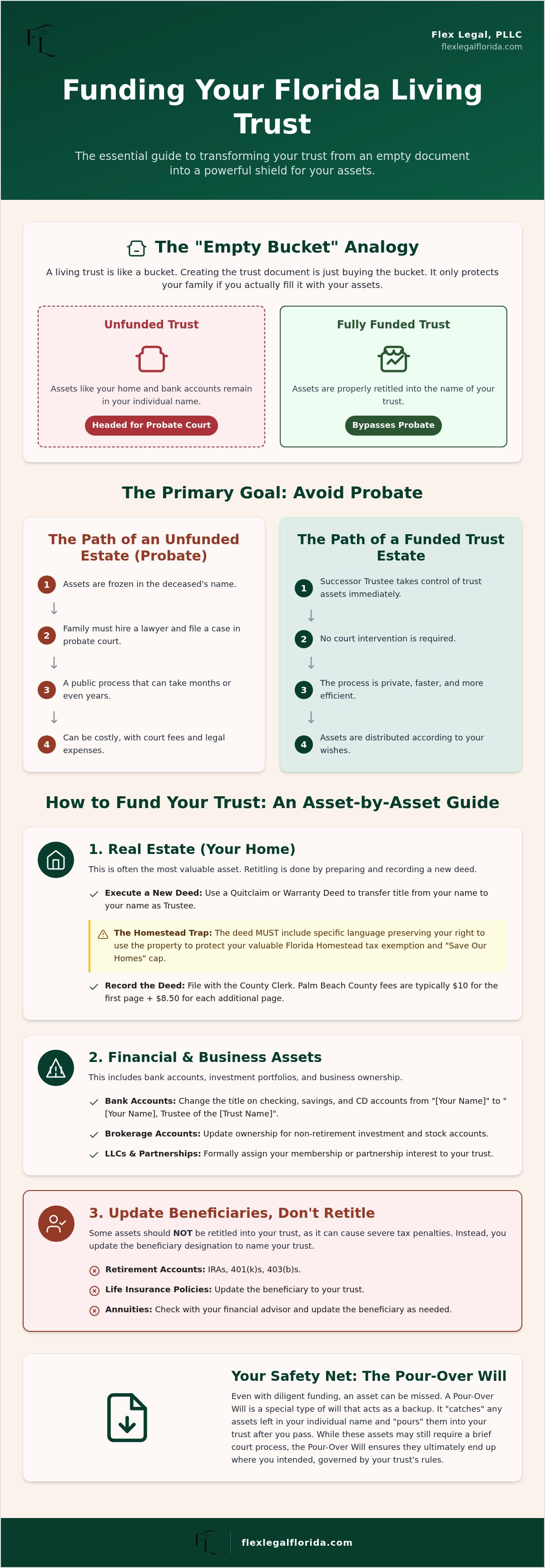 How to fund a living trust in florida