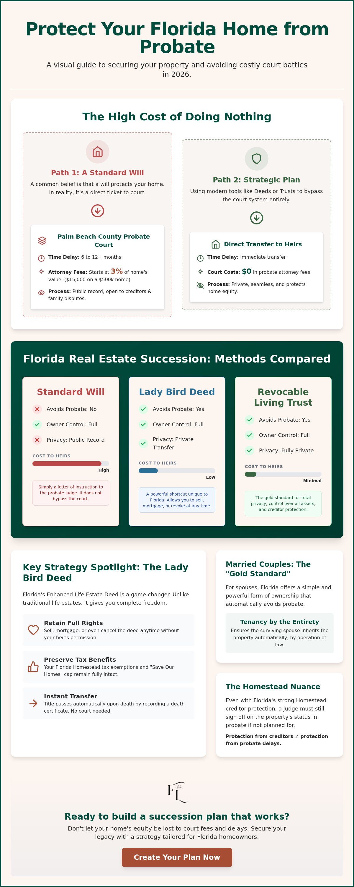 Avoiding probate on real estate in Florida