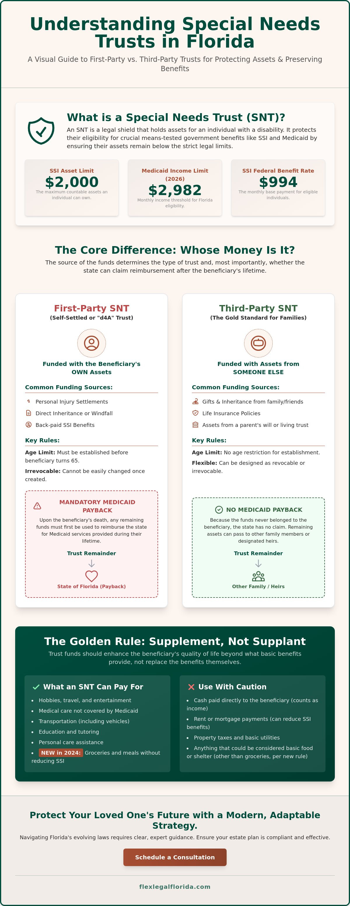 Third-party vs first-party special needs trust
