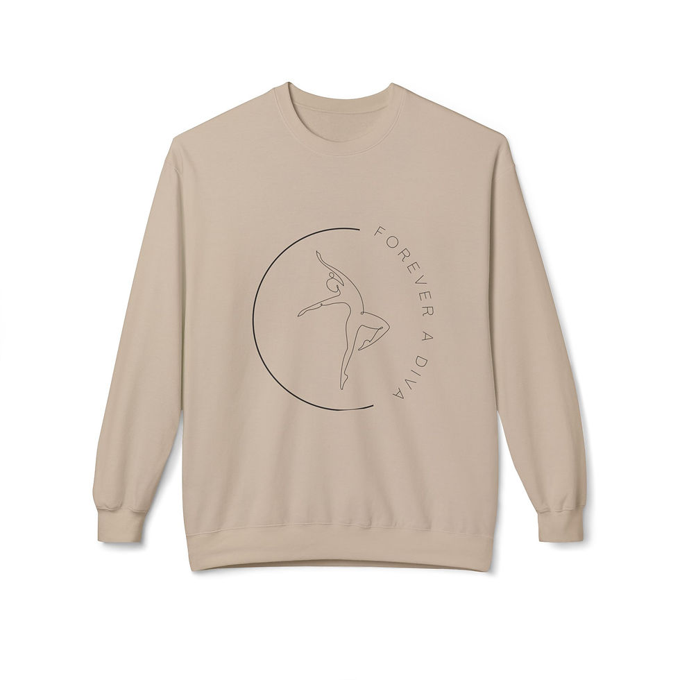 Thumbnail: Crewneck Sweatshirt — 'Forever a Diva' 