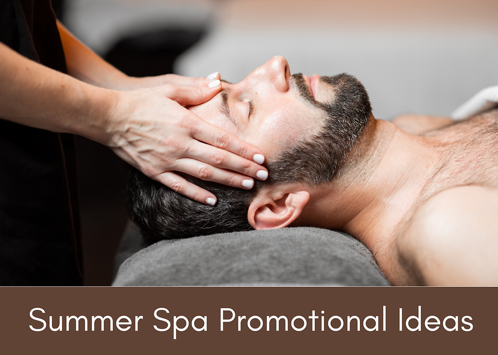 summer spa promotional ideas