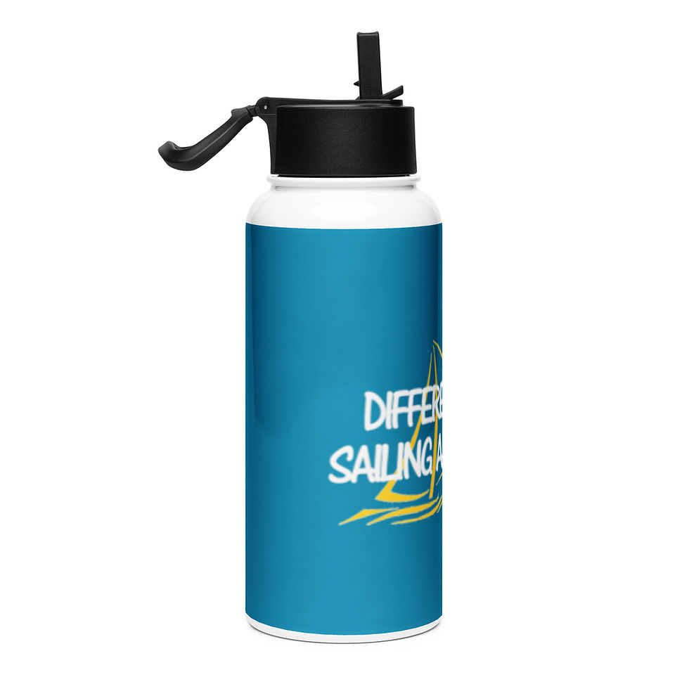 Thumbnail: Stainless steel water bottle with a straw lid