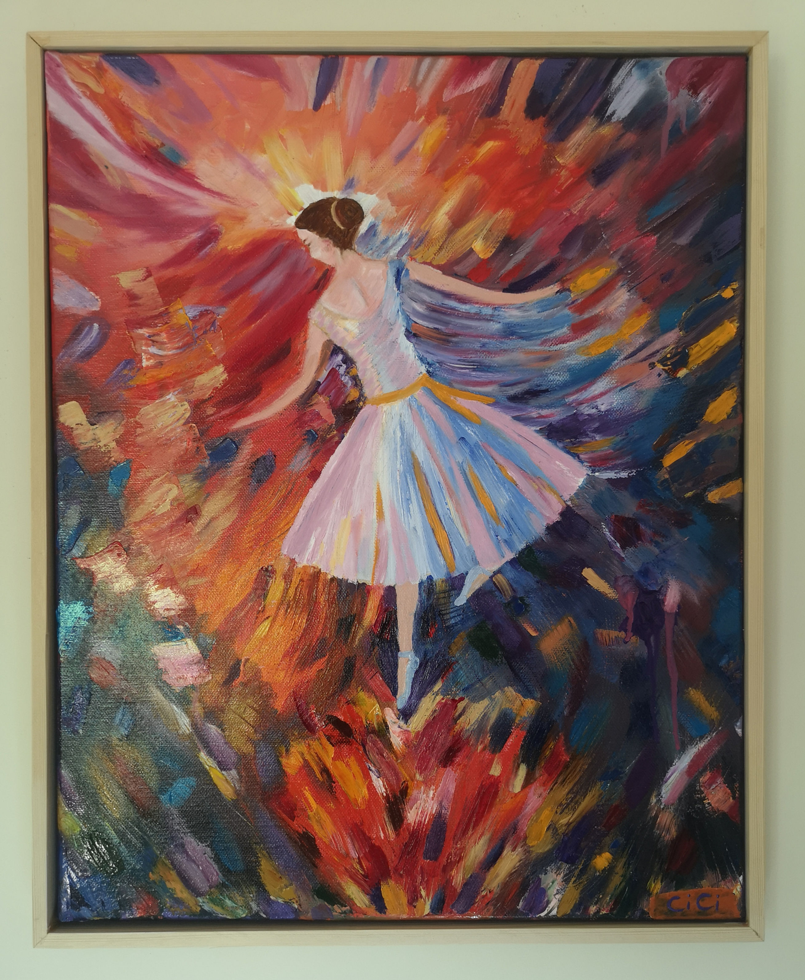 Dancing Through the Noise (Framed)