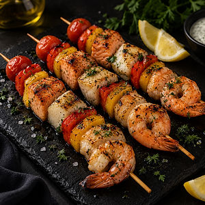 Шпажки з Морепродуктами/ Seafood Skewers