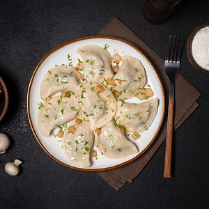 Potato and White Mushroom Varenyky