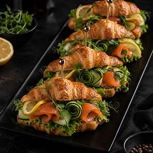 Міні Круасани з Лососем / Mini Croissant w Salmon