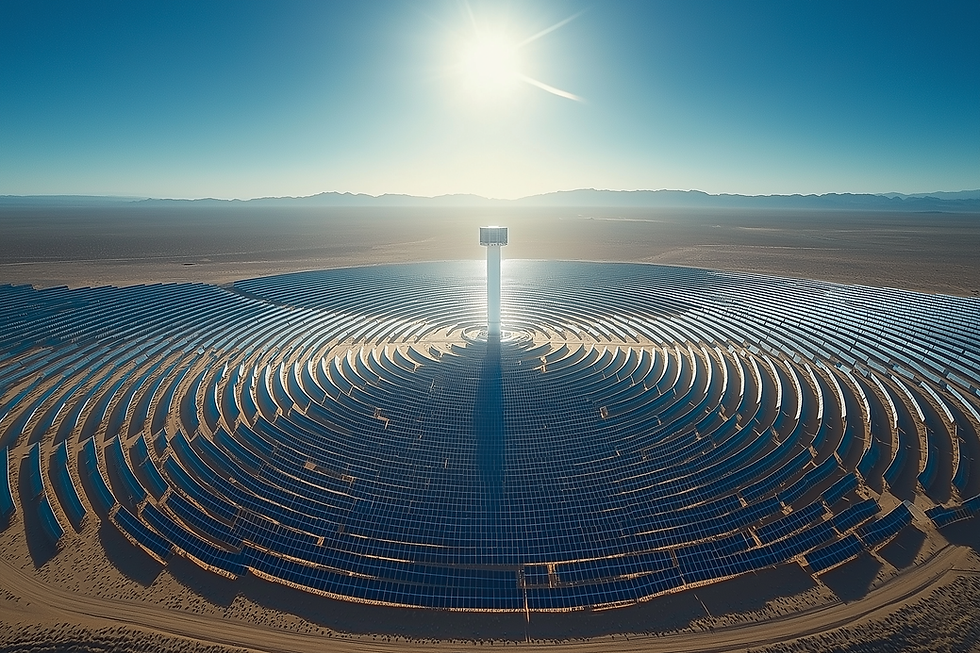 Rich Visuals image of Ivanpah Solar Plant