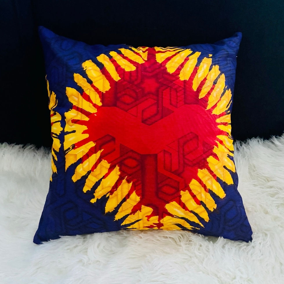 Thumbnail: Splash African Inspired Pillow
