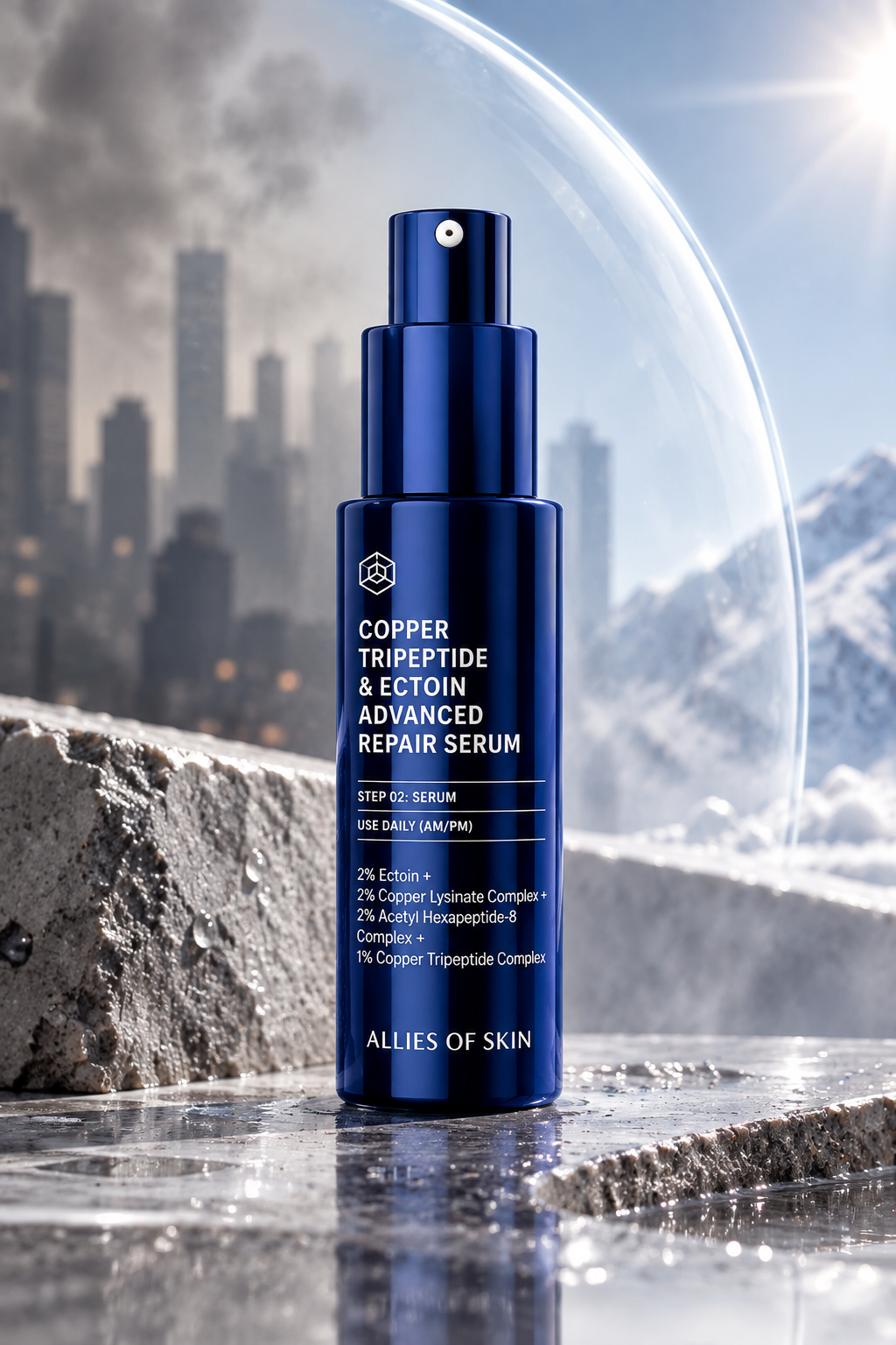 ALLIES OF SKIN — Copper Tripeptide & Ectoin Advanced Repair Serum